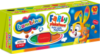 Farby plakatowe 10 kolorów 20ml Bambino